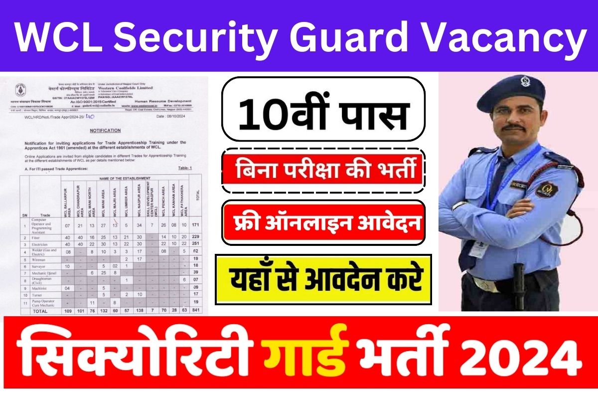 WCL Security Guard Vacancy